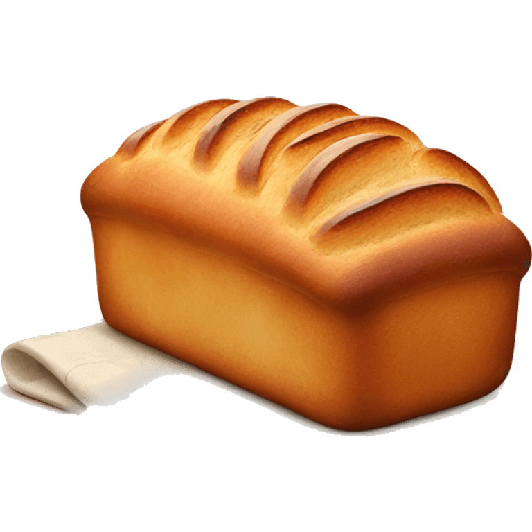 Cinnamon bread loaf emoji