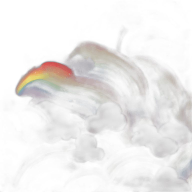 my little pony rainbow effect emoji