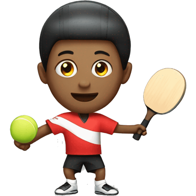 playing table tennis emoji