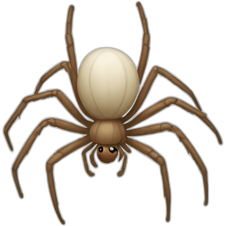 Spider white ios emoji