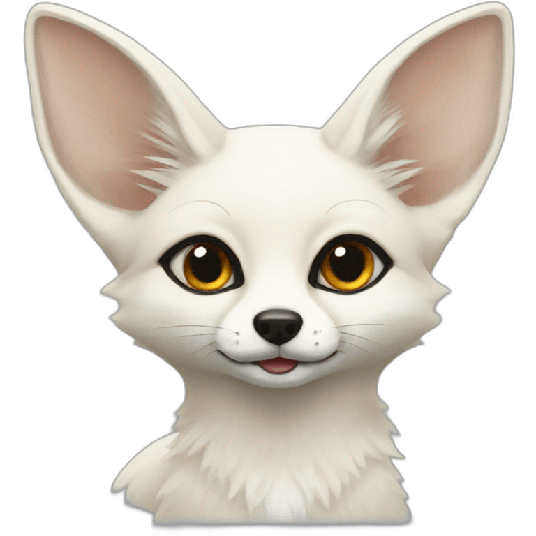 White fennec emoji