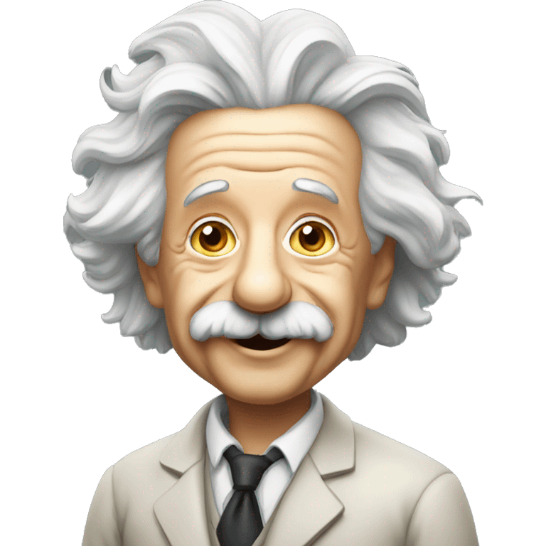 albert einstein happy philosopher emoji