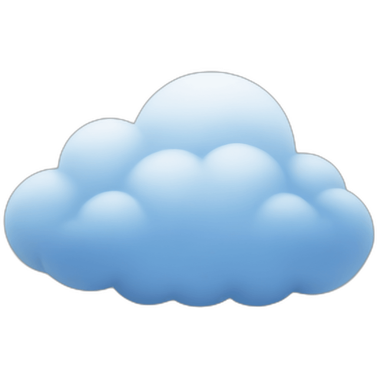  cloud weather emoji