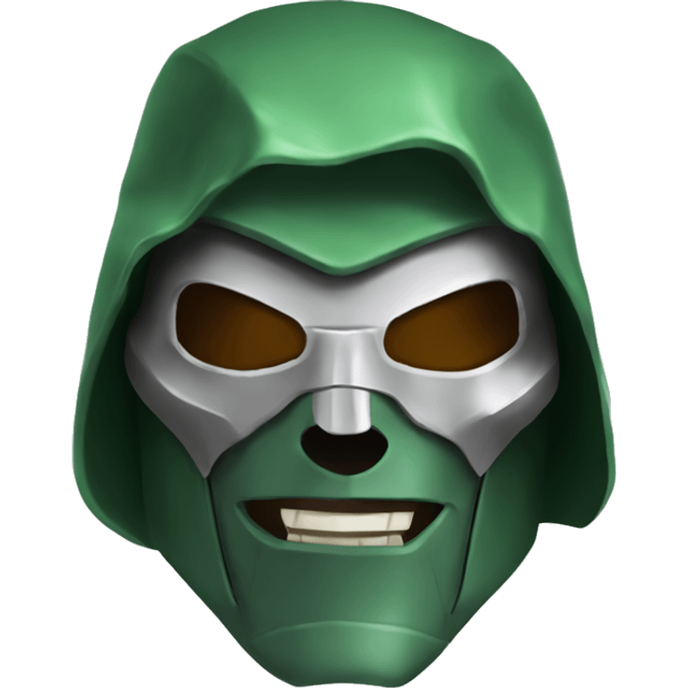 Viktor von doom mask realistic looking emoji