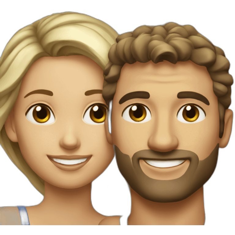 bastien and ines in rio de janeiro emoji