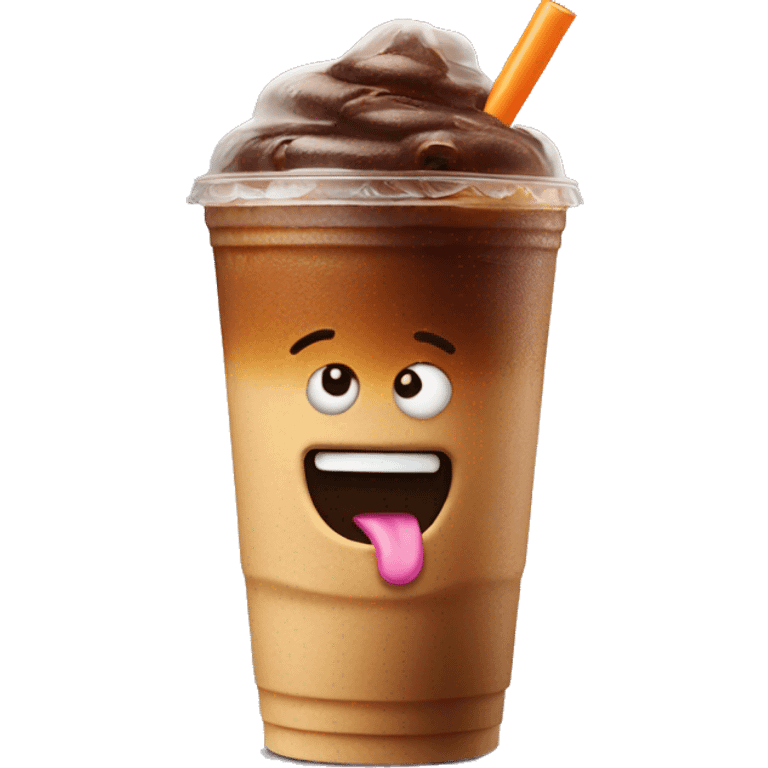 dunkin iced coffee emoji