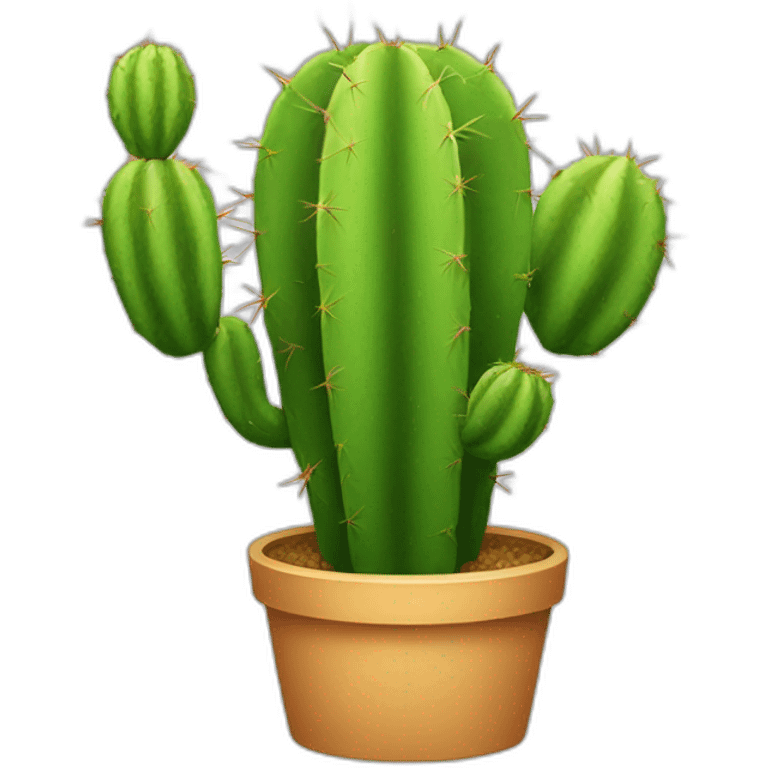 Cactus boxeur emoji