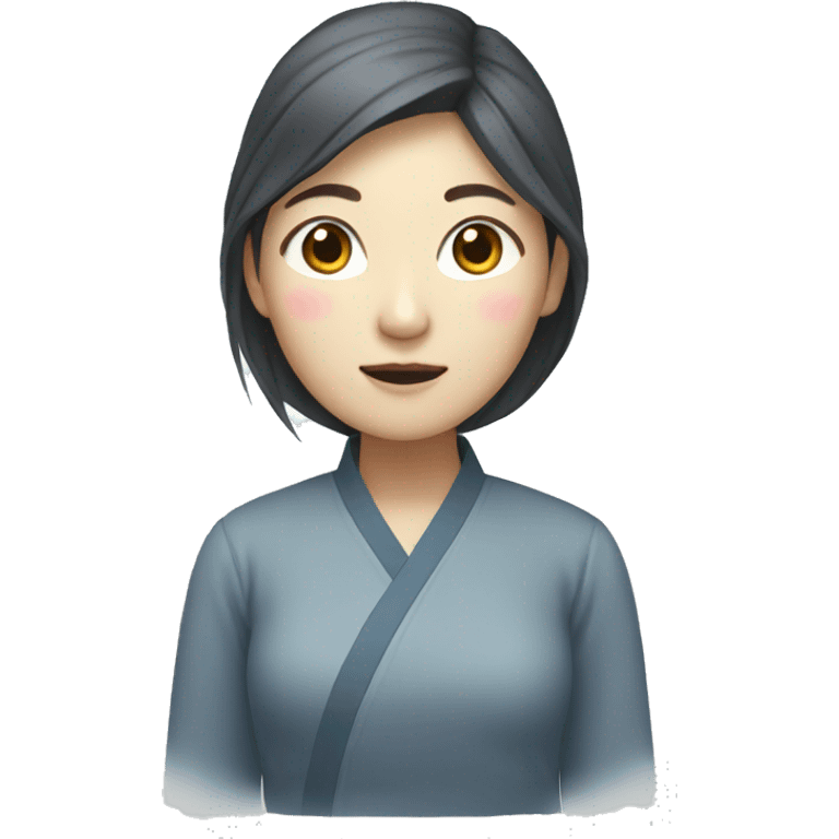 korean woman Water emoji