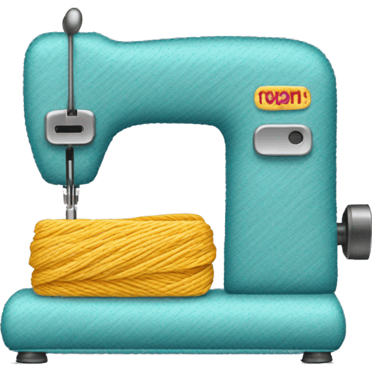 Needle and thread stitch machine  emoji