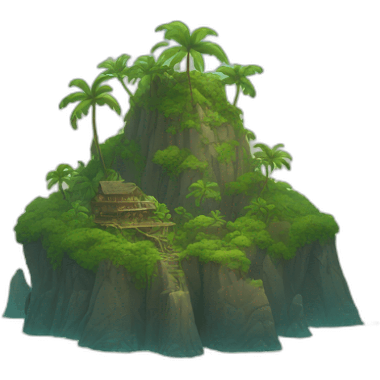 mysterious island emoji