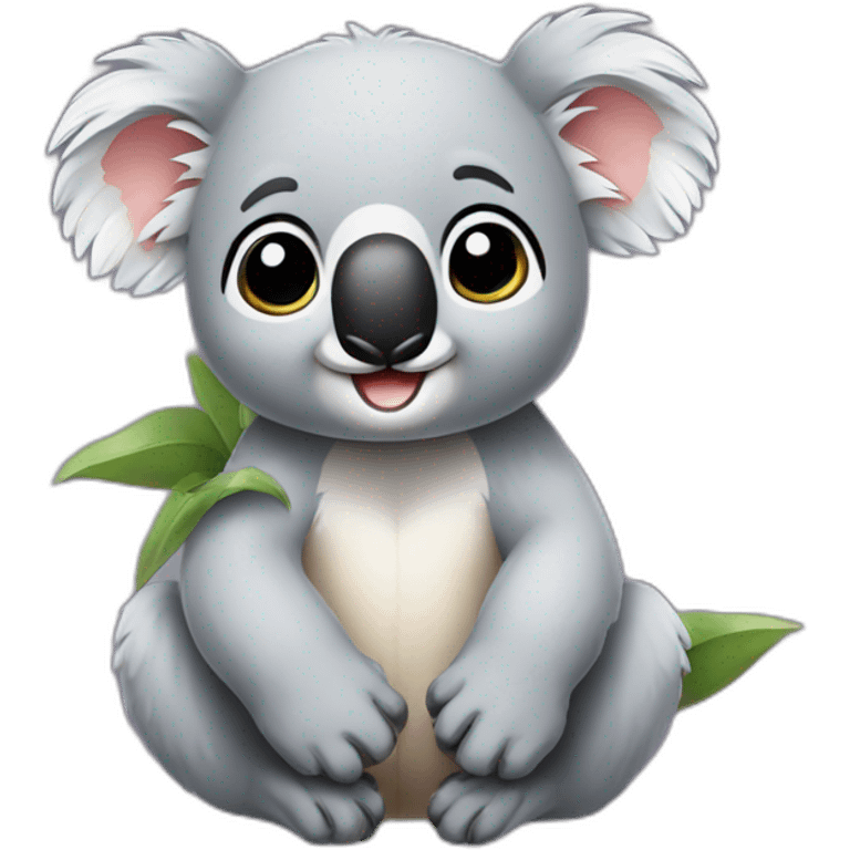 a cute koala  emoji