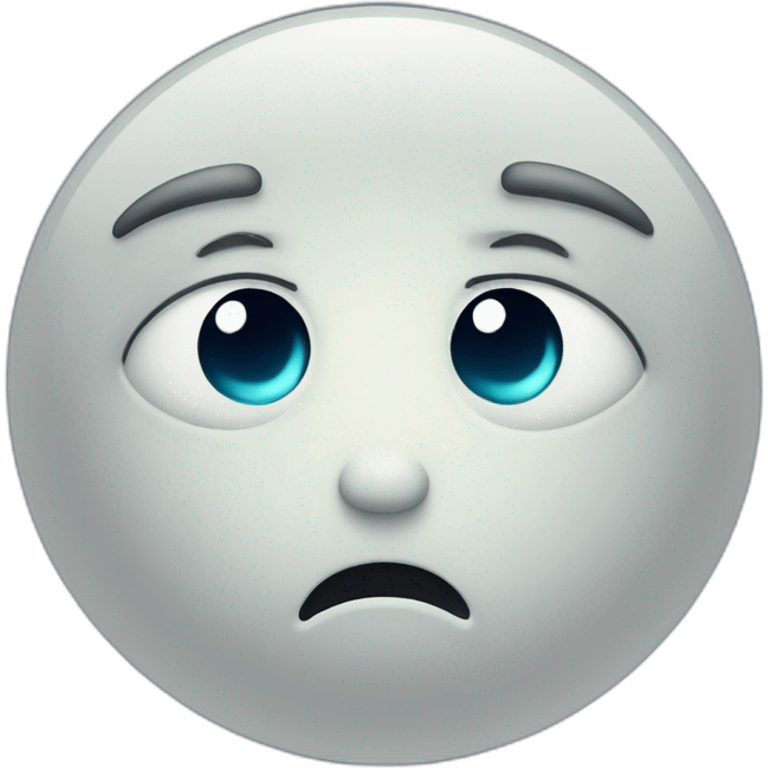 worried moon face emoji