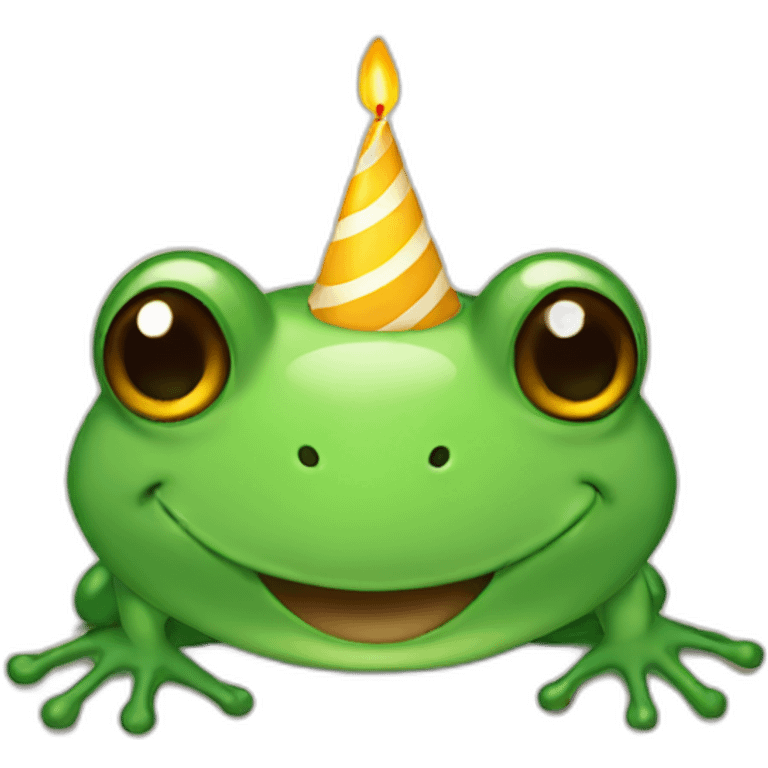 frog birthday emoji