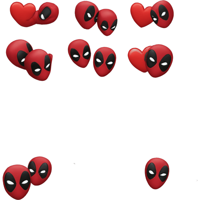 Deadpool heart emoji