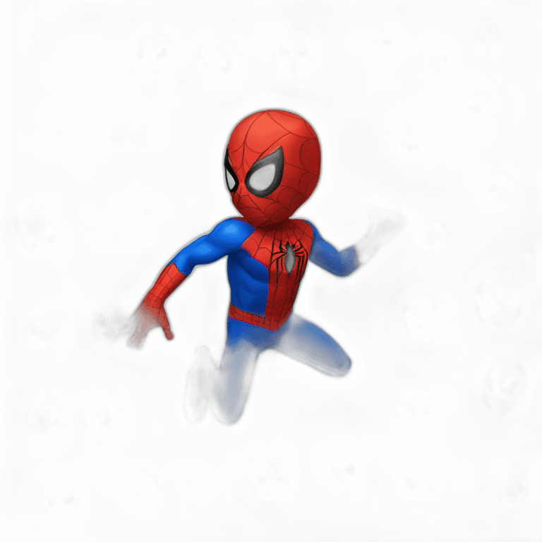 spider man blue emoji