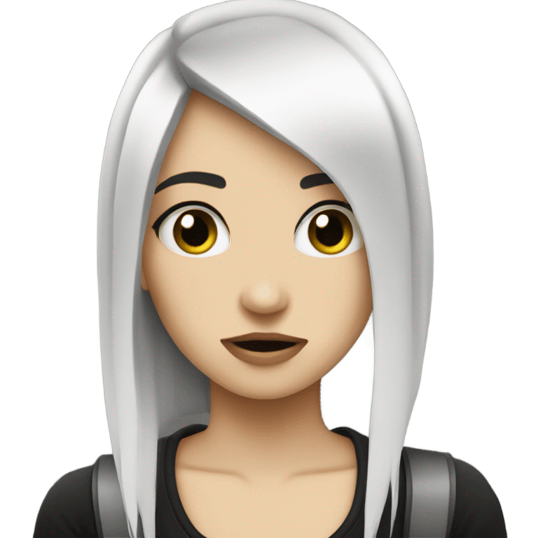 A girl emo emoji