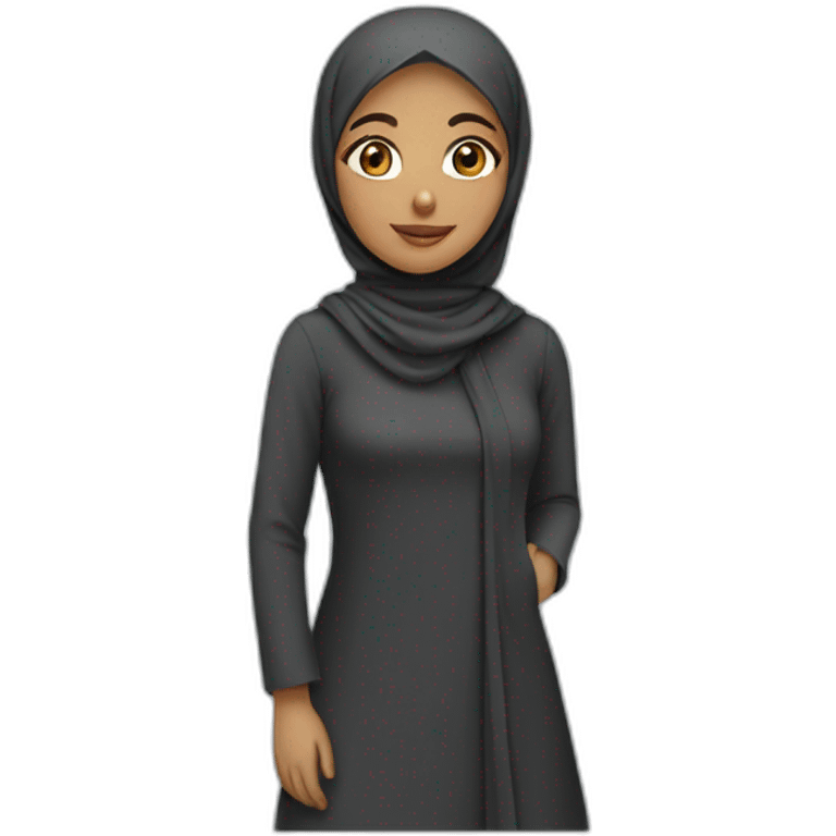 Girl wearing hijab  emoji