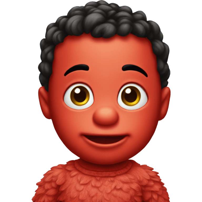 baby Elmo head emoji