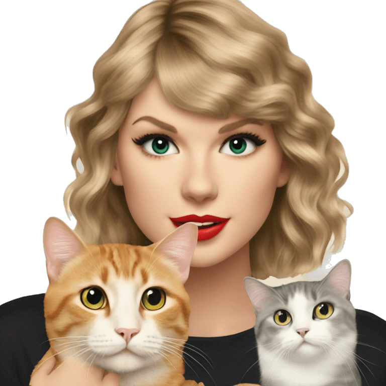 taylor swift with cat emoji