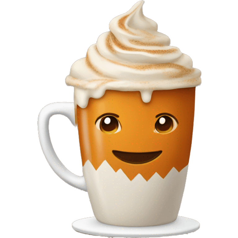 pumpkin spice latte emoji