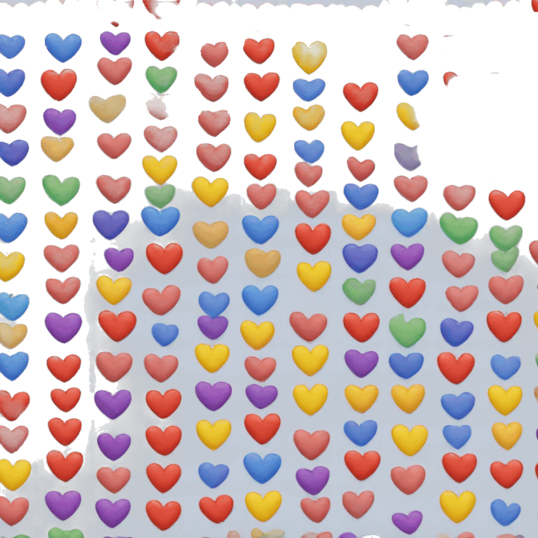 Rainbow heart emoji