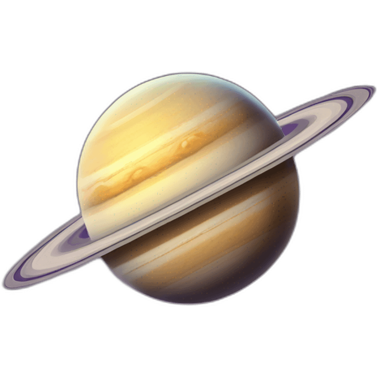 planet Saturn with a cartoon beaming face with smiling eyes emoji