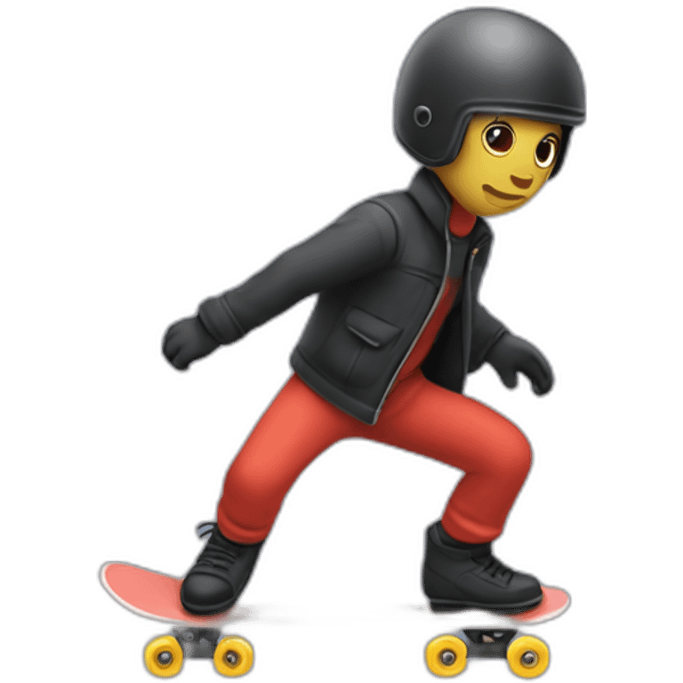 Calimero en patinete emoji