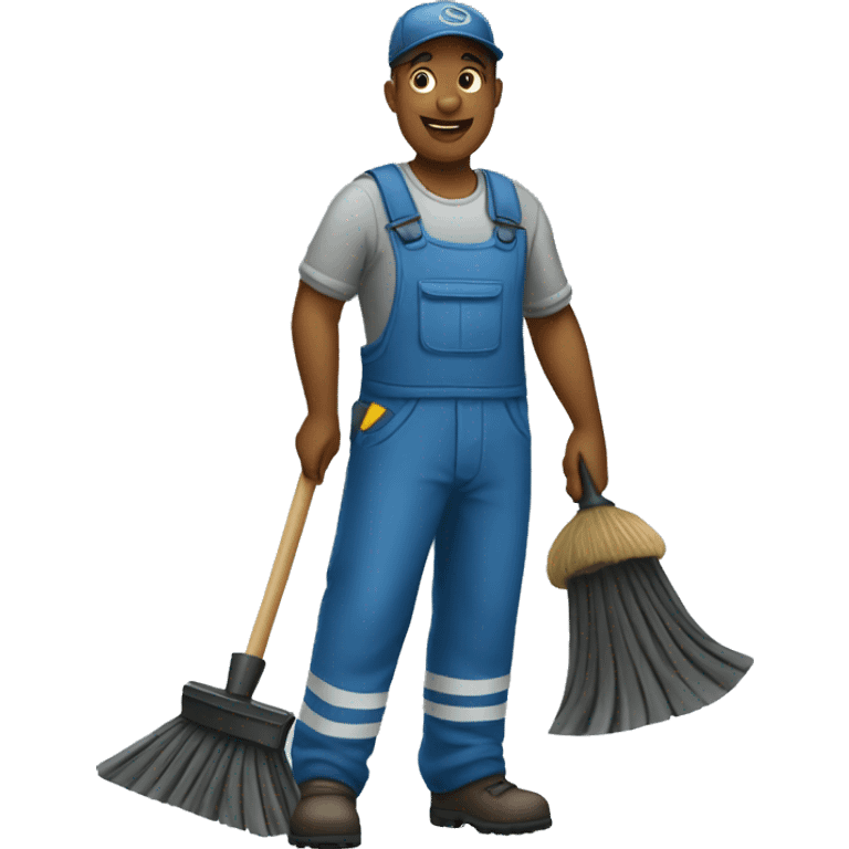 street sweeper emoji