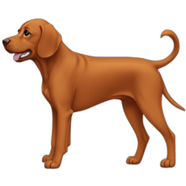 vizla dog walking emoji