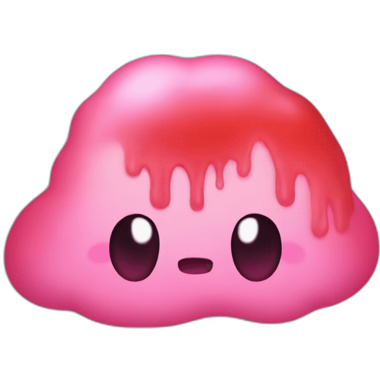 Melted kirby emoji