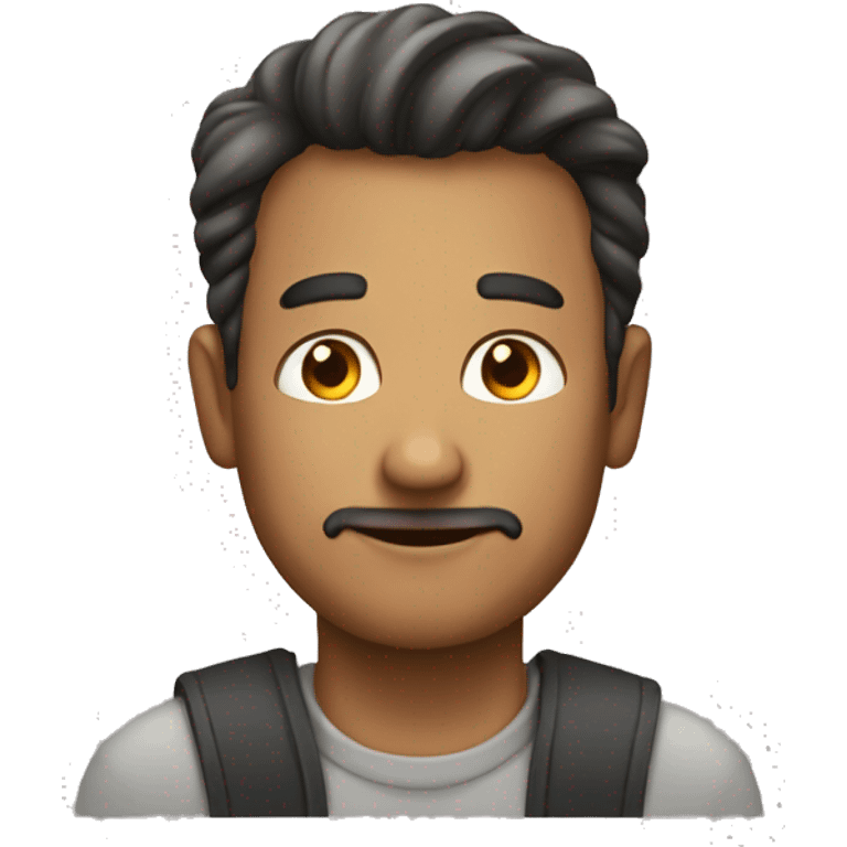 man as a appl emoji