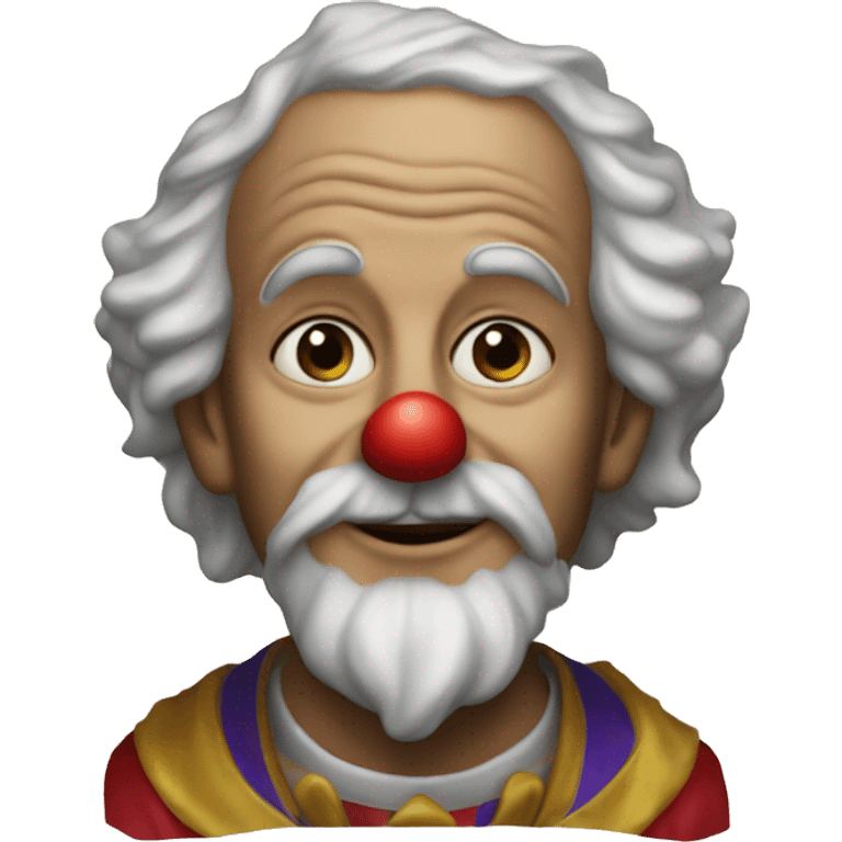 Saint Peter as a clown emoji