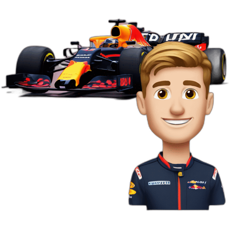 max verstappen and f1 car emoji