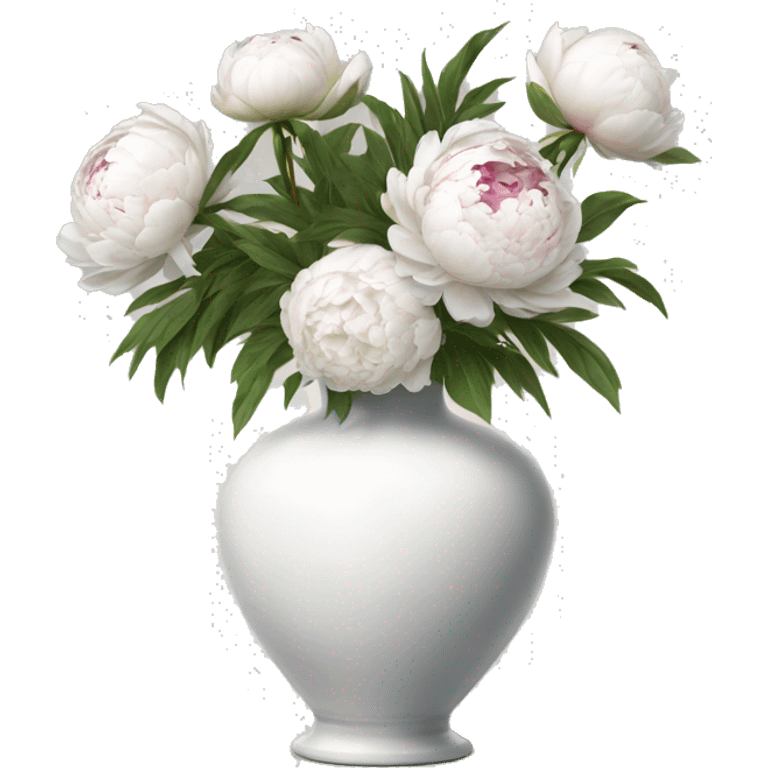 Realistic-white-modern-vase-with-peonies emoji