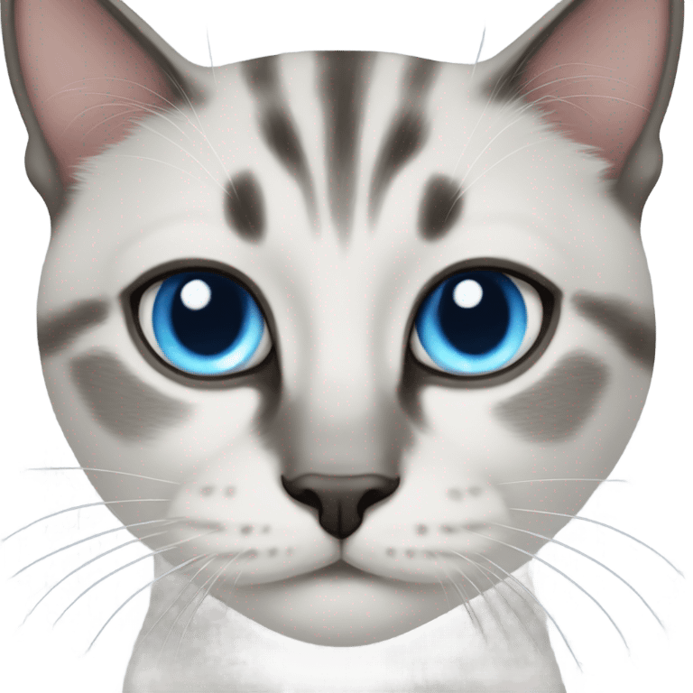 Blue eyes cat lol emoji