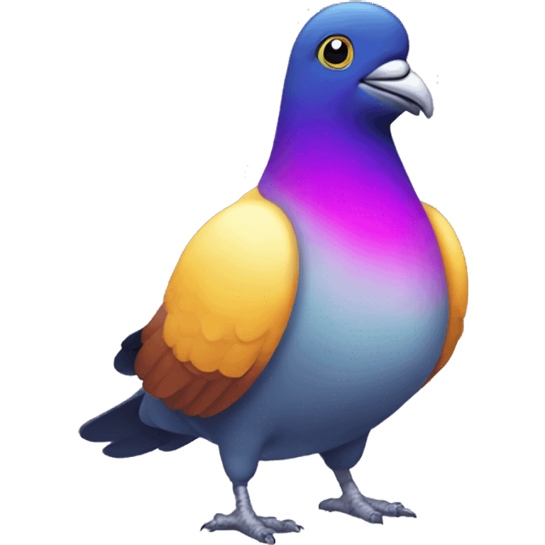 Disco pigeon emoji