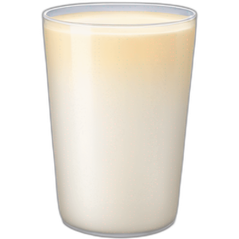 vaso de leche emoji