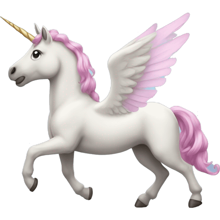 Winged unicorn emoji