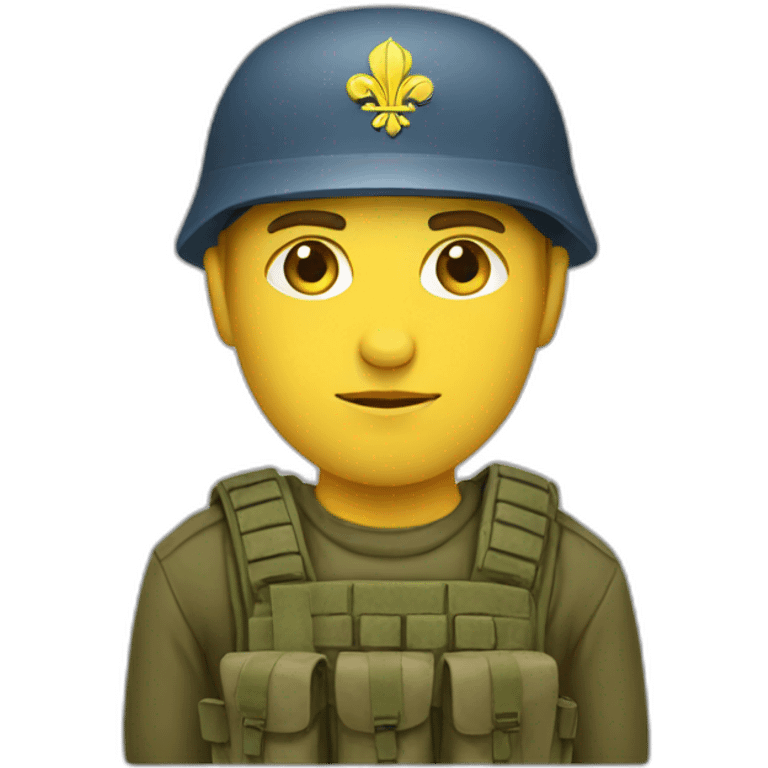 ukrainian soldier emoji