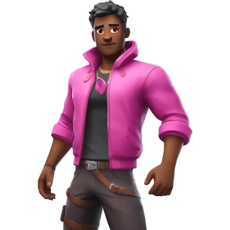 Fortnite pink skin emoji