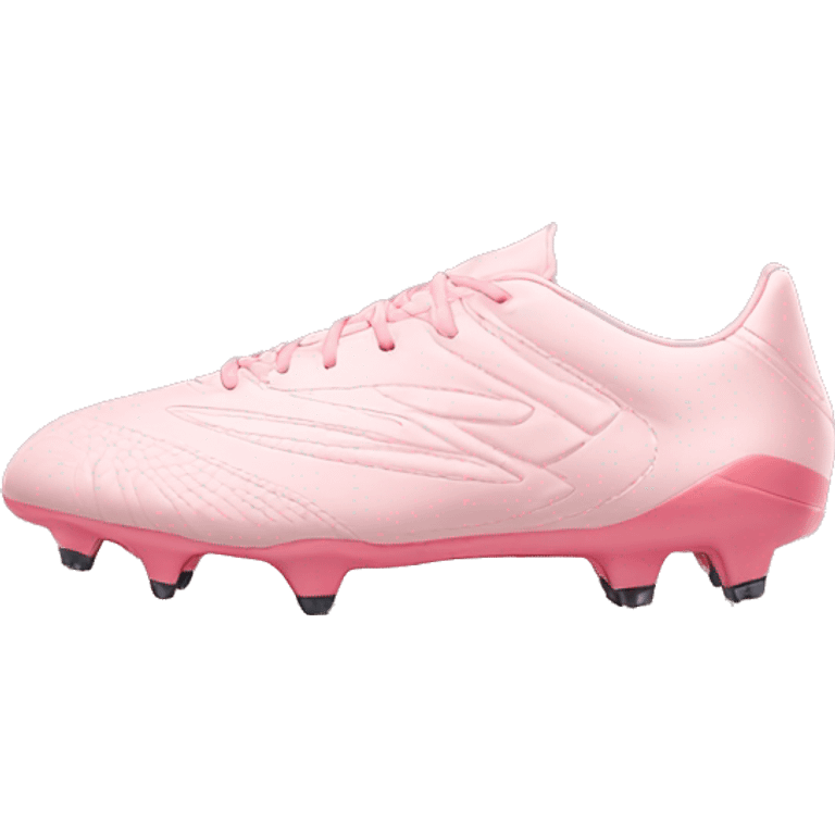 light pink soccer cleats  emoji