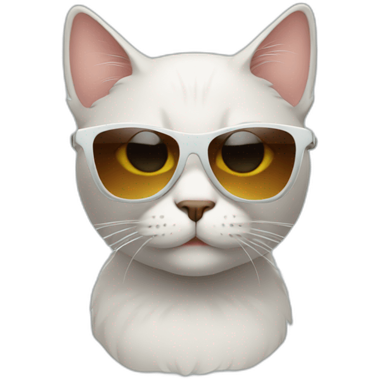 cat wearing sunglasses emoji