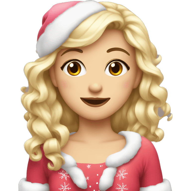 Cute Girly christmas  emoji