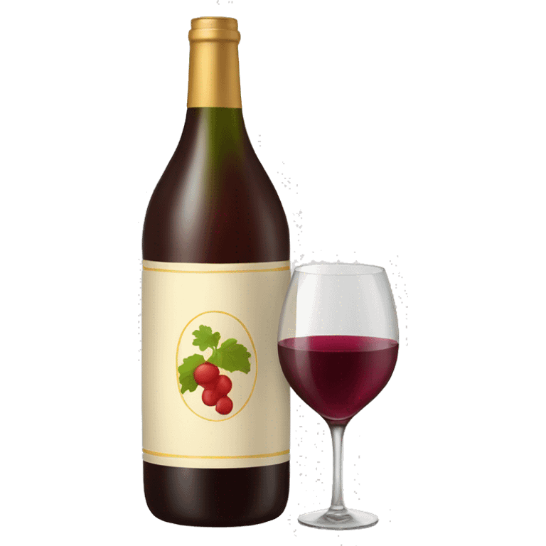 A Belgian Wine Bottle emoji