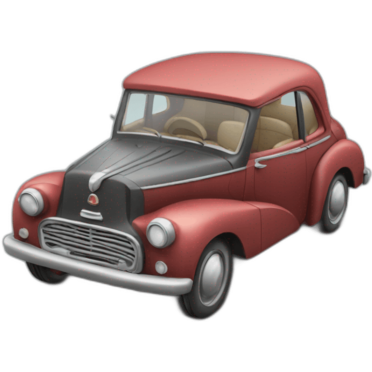 3d old car emoji