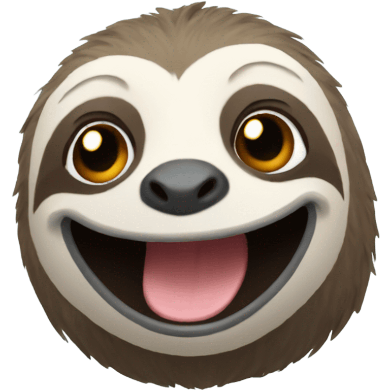 sloth smiling  emoji