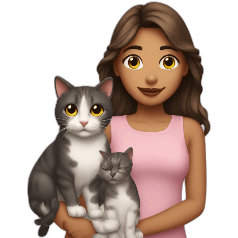 Me you and cat emoji