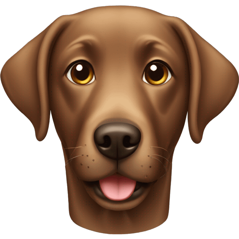  Brown labrador dog emoji