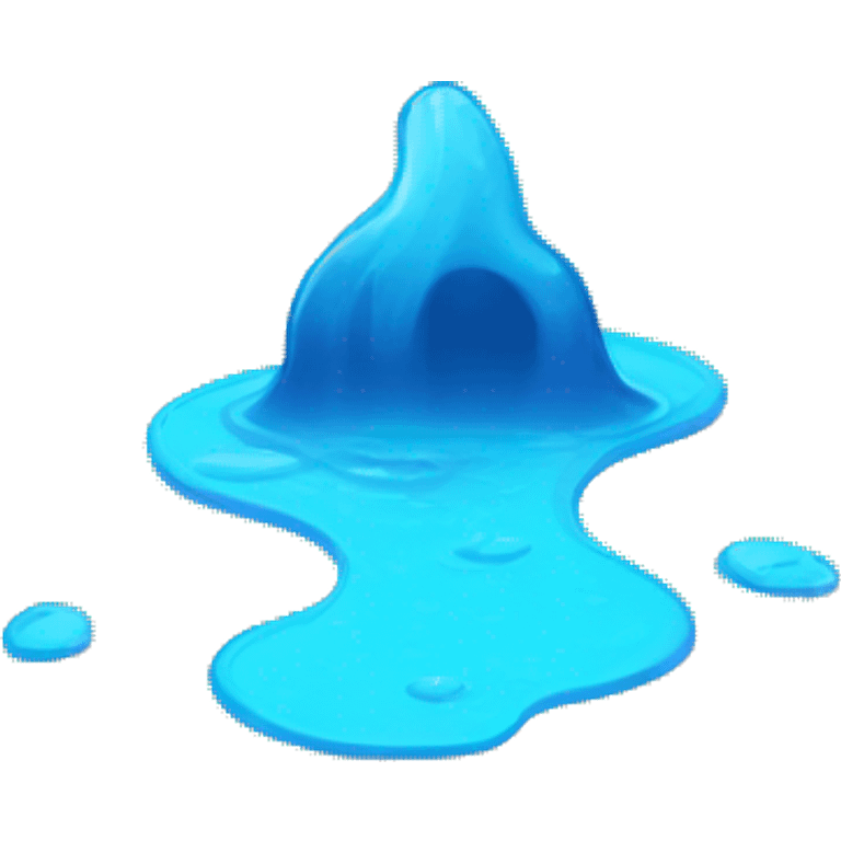 Blue Water puddle emoji