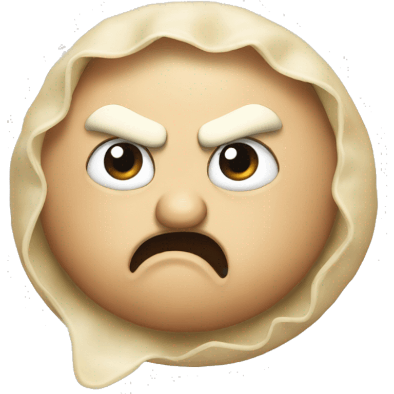 Angry pierogi emoji